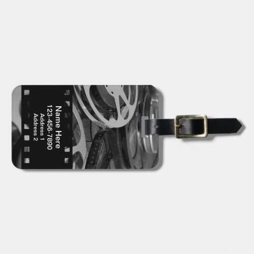 Film Reel  Movie Reel Luggage Tag