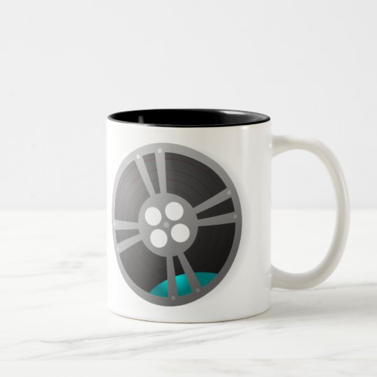 Film Reel Two-Tone Coffee Mug
