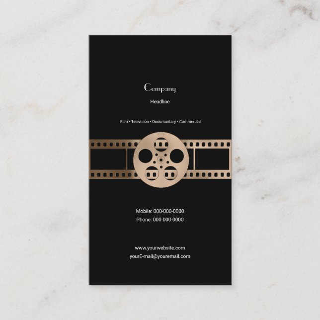 Film Roll Business Card (Front)
