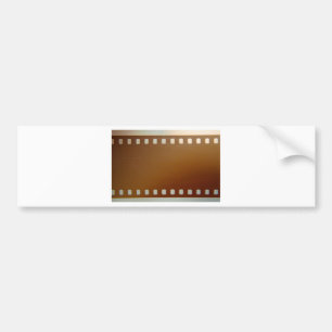 Film roll color bumper sticker