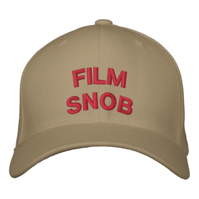 FILM SNOB EMBROIDERED BASEBALL HAT (Front)