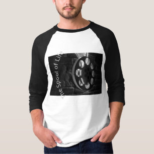 Film Spool Basic 3/4 Sleeve Raglan (Mens) T-Shirt