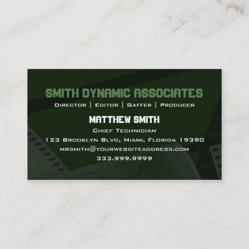 Film Spring Vers. 3 Business Card
