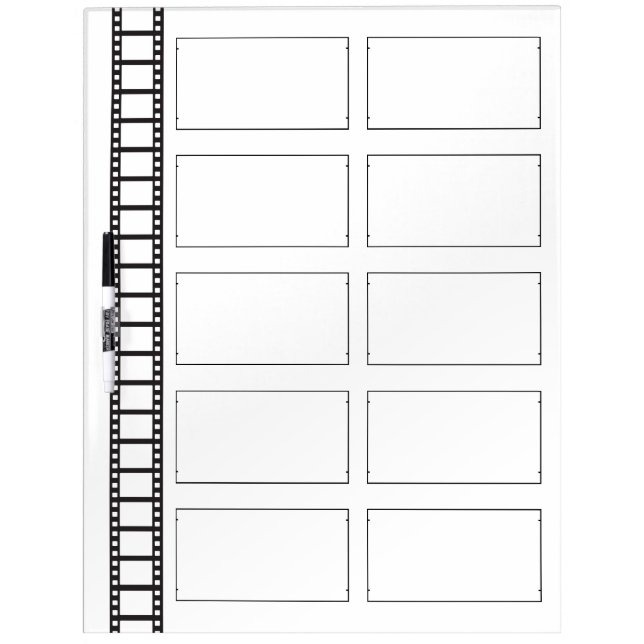 Film Storyboard Dry-Erase Board (Front)