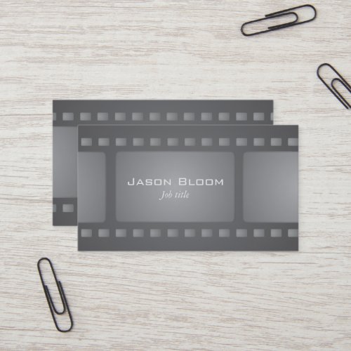 Film strip business card