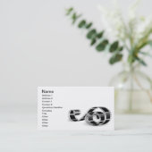 Film strip business card (Standing Front)
