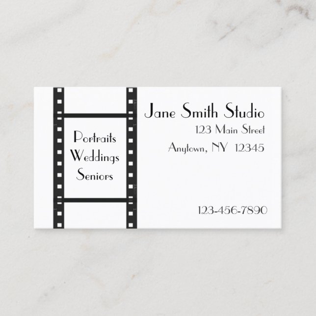 Film Strip Business Card (Front)