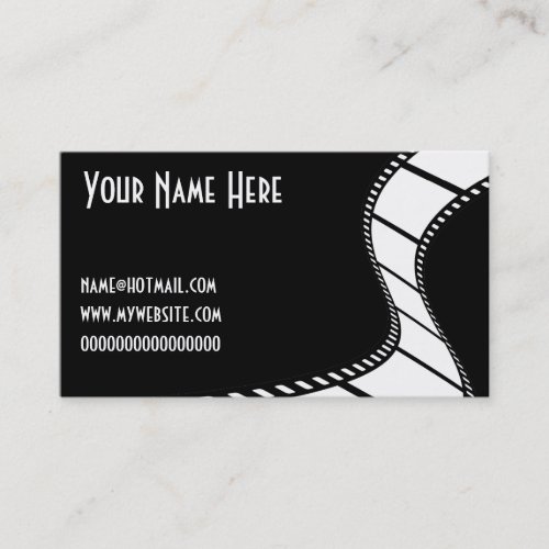 Film Strip Business Card Templates