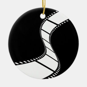 Film Strip Ceramic Ornament