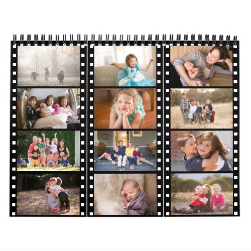 Film Strip Cover Custom Photo 2024 Calendar