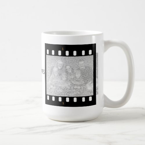 Film Strip Custom Photo Frame Directors Mug