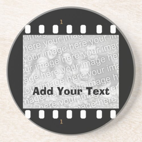 Film Strip Custom Photo Frame Drinks Coaster