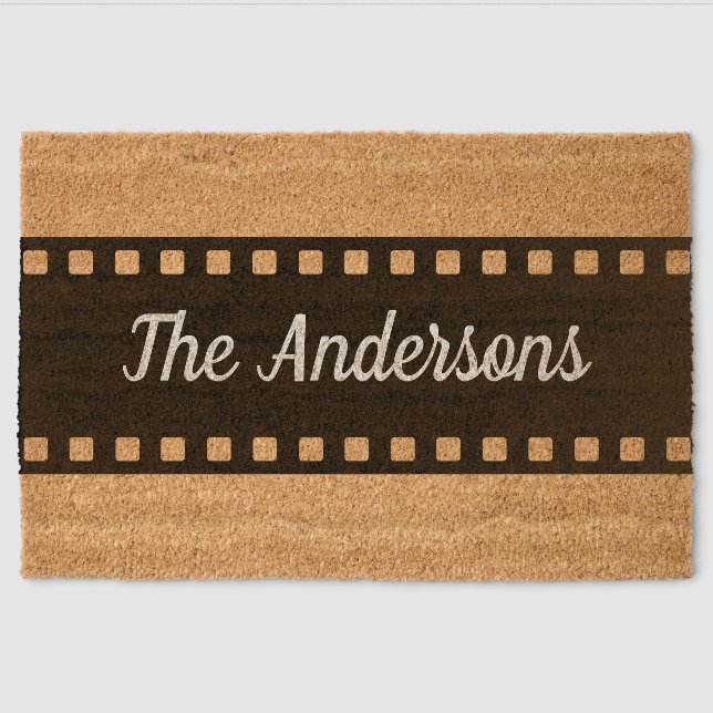 Film Strip Doormat Fiber Doormat (Front)