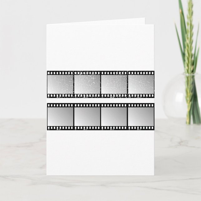 Film Strip Frames Black and White Card (Creator Uploaded)