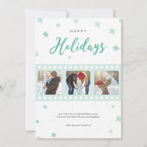 Film Strip Holiday Greeting Card