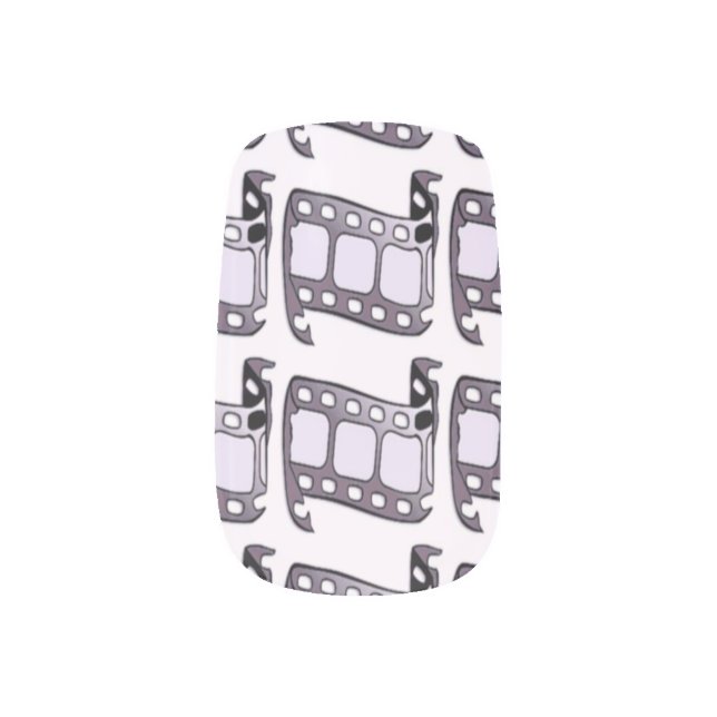 Film Strip Minx Nail Wraps (Right Thumb)