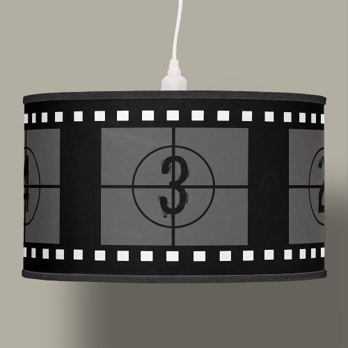 Film Strip Movie Reel Hanging Lamp