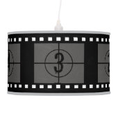 Film Strip Movie Reel Hanging Lamp (Front)
