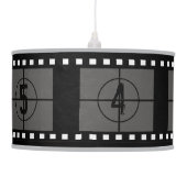 Film Strip Movie Reel Hanging Lamp (Left)