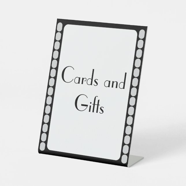 Film Strip Pedestal Sign (Front)