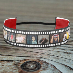 Film Strip Personalized DIY 10 Images Athletic Headband