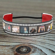Film Strip Personalized Diy 10 Images Athletic Headband at Zazzle