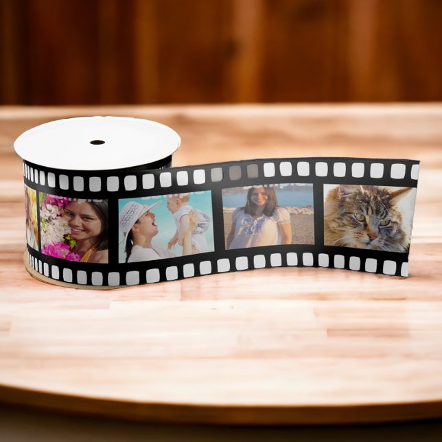 Film Strip Personalized DIY 10 Images Satin Ribbon (Creator Uploaded)