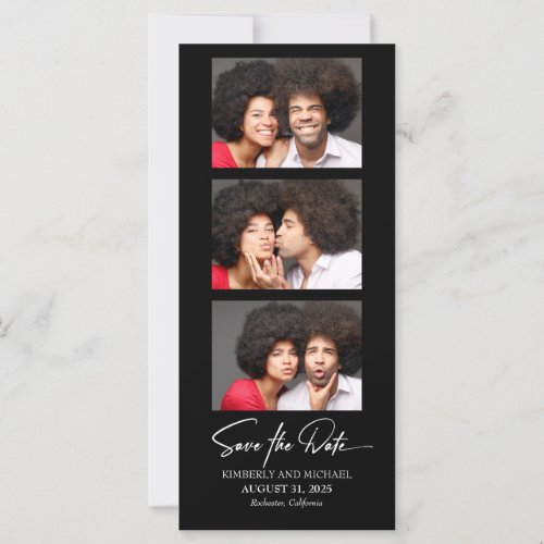 Film Strip Photo Booth Photos Funny Save The Date