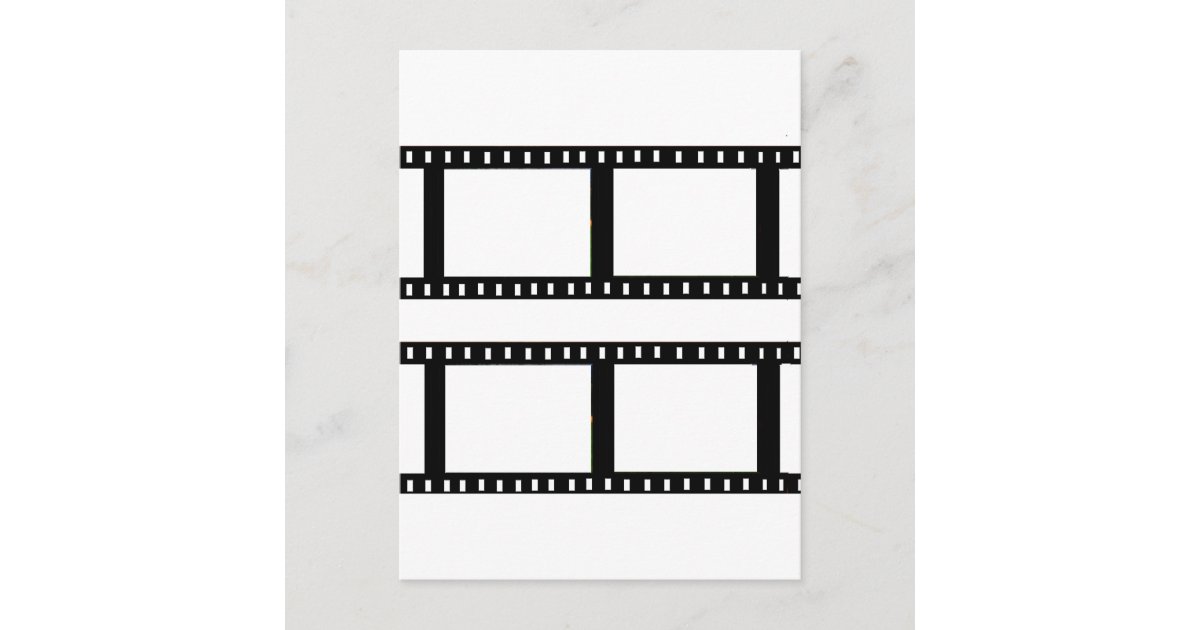 "film strip" photo collage postcard Zazzle