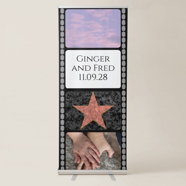Film Strip Photo Retractable Banner (Front)