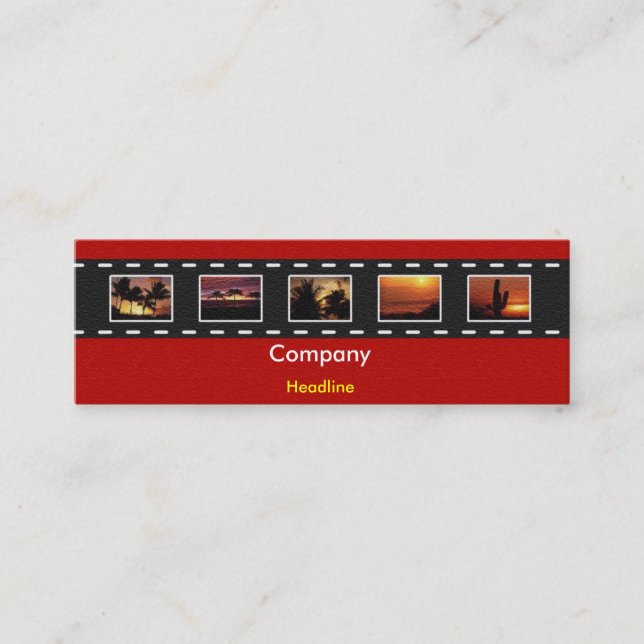 Film Strip Profile Card (Front)
