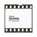 Film tape negative frame square business card Film tape negative frame square business card