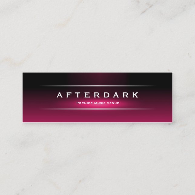 Film Trailer 01 Mini Business Card (Front)