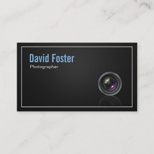 Film TV Photographer Cinematographer Business Card Template