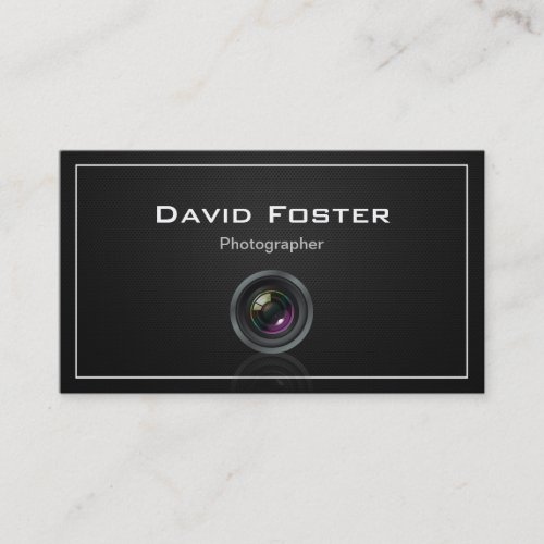 Film TV Photographer Cinematographer Business Card
