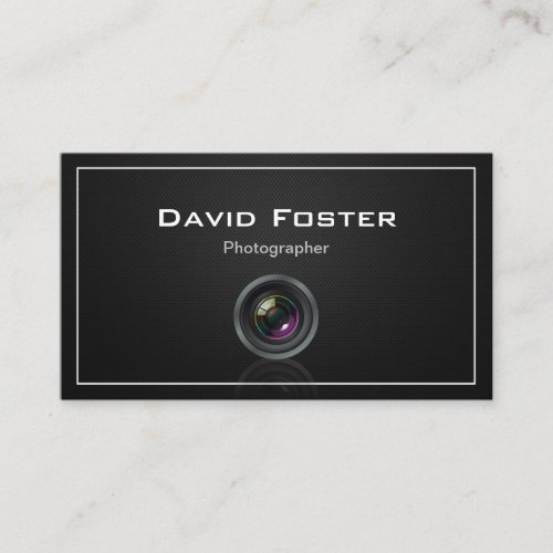 Film TV Photographer Cinematographer Business Card