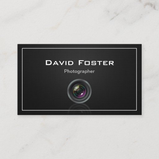 Customizable Film TV Photographer Cinematographer Business Card