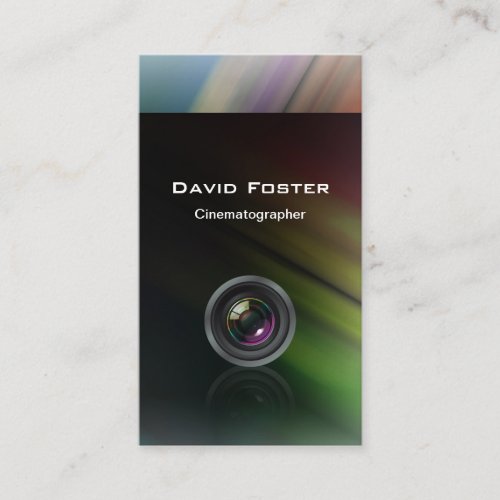 Film TV Photographer Cinematographer Business Cards