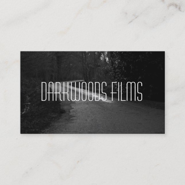 Film Video Camera Movie Director Filming Business Card (Front)