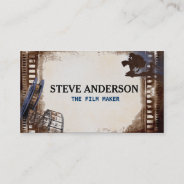 Filming Business Film Director Business Card at Zazzle