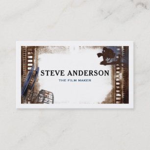Filming Business Movie Director Photographer Card