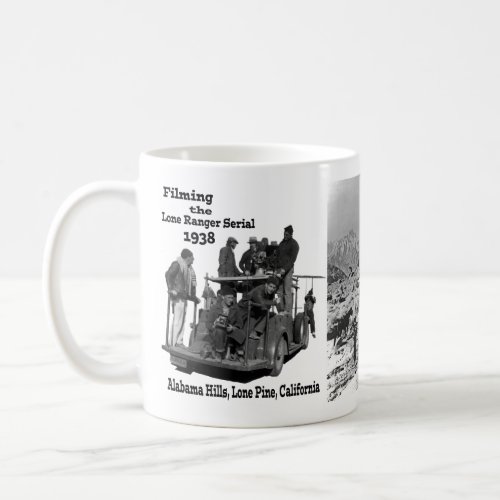 Filming the Lone Ranger Serial 1936 Coffee Mug