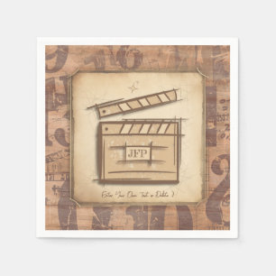 Filmmaker, actor, film director producer gift idea napkins