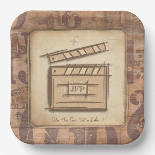 Filmmaker, actor, film director producer gift idea paper plates