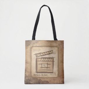 Filmmaker, actor, film director producer gift idea tote bag