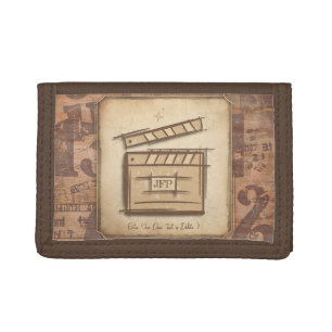 Filmmaker, actor, film director producer gift idea tri-fold wallet