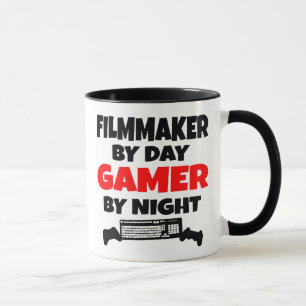 Filmmaker by Day Gamer by Night Mug