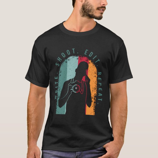 Filmmaker Costume For A Movie Director Or Film Edi T-Shirt (Front)