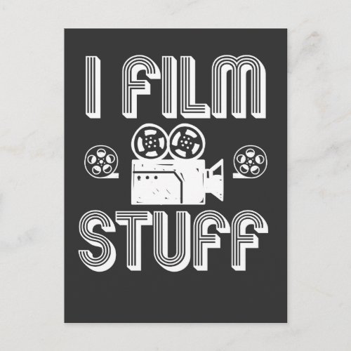 Filmmaker Film Making Movie Director Gift idea Postcard