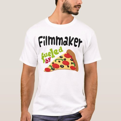 Filmmaker Funny Pizza T Shirt
